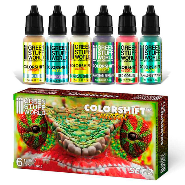 Chameleon Akrylfarvesæt 2 - 6x17 ml