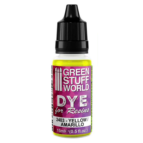 Farve dye til resin gul 15 ml