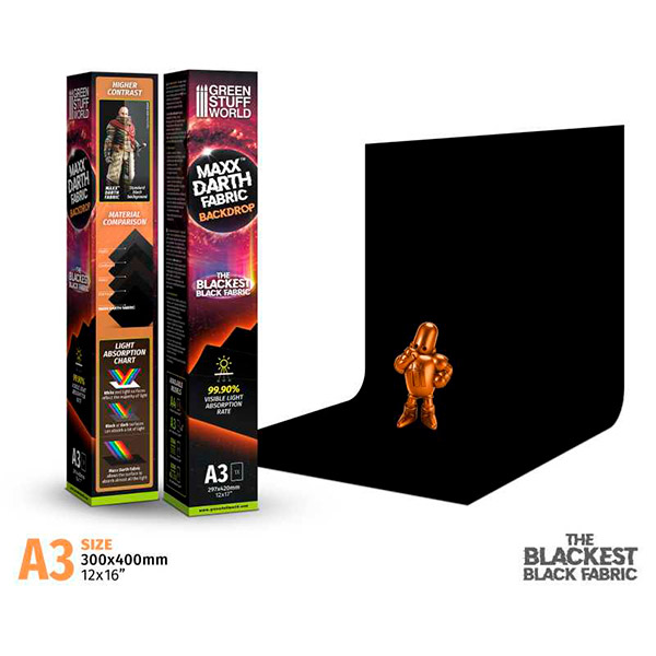 Maxx Darth fotobaggrund sort 300x400 mm