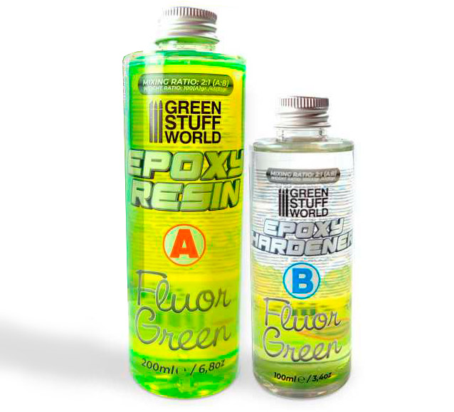 Epoxy Resin Fluor Green 300 ml