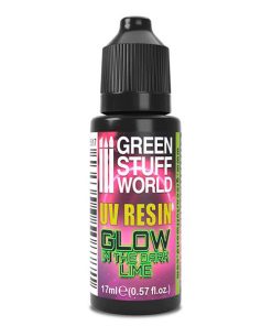 UV resin lime - glow in the dark 17 ml
