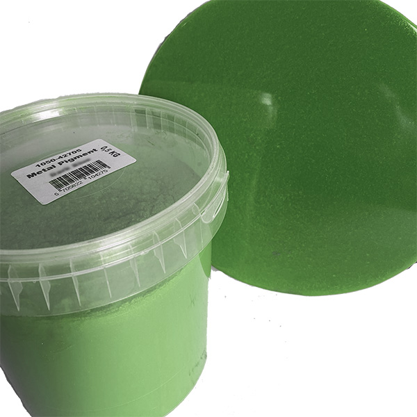 Metallic pigment pulver Apple green 0